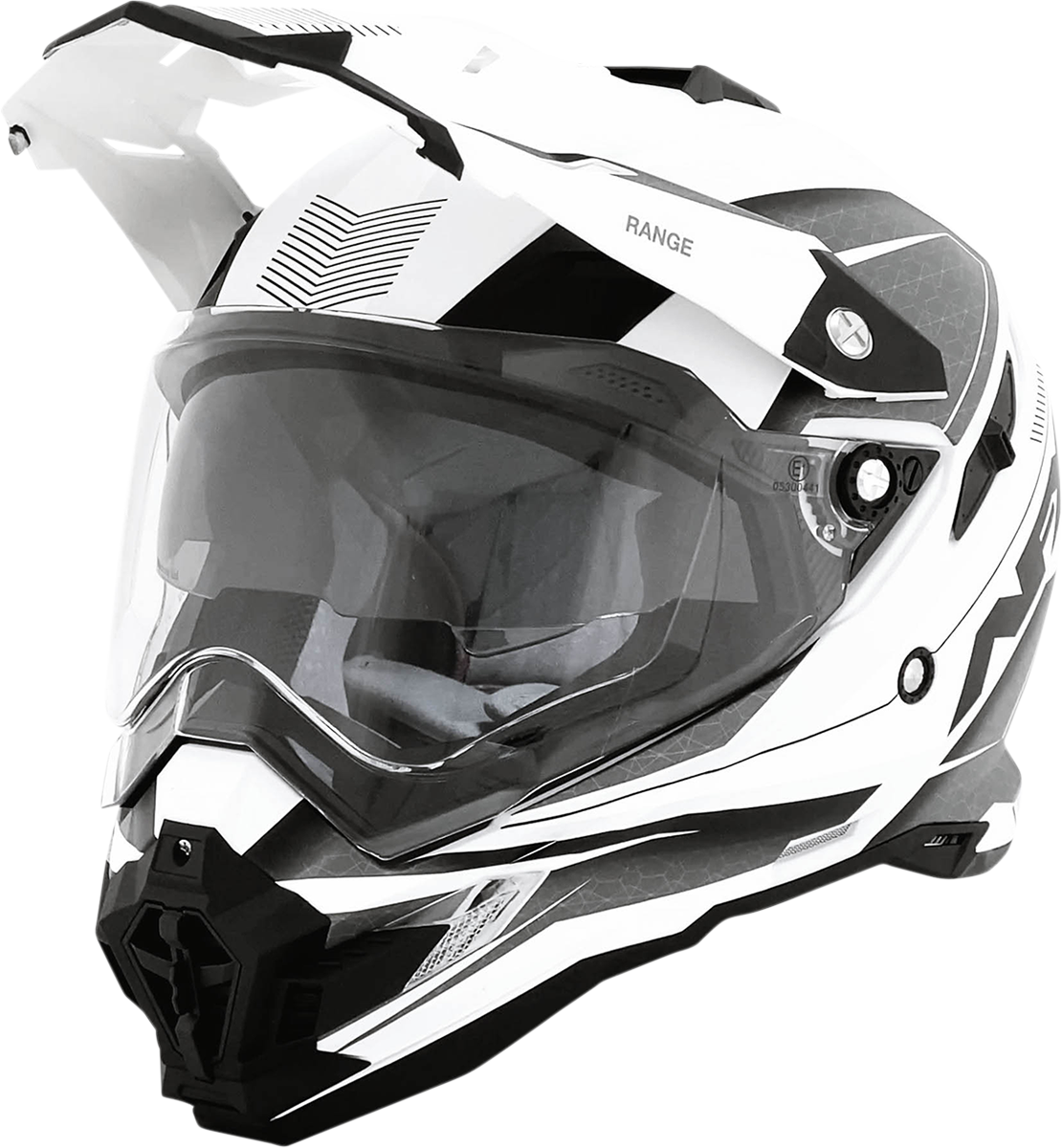 AFX FX-41 Dual Sport Adventure Helmet Range Matte White