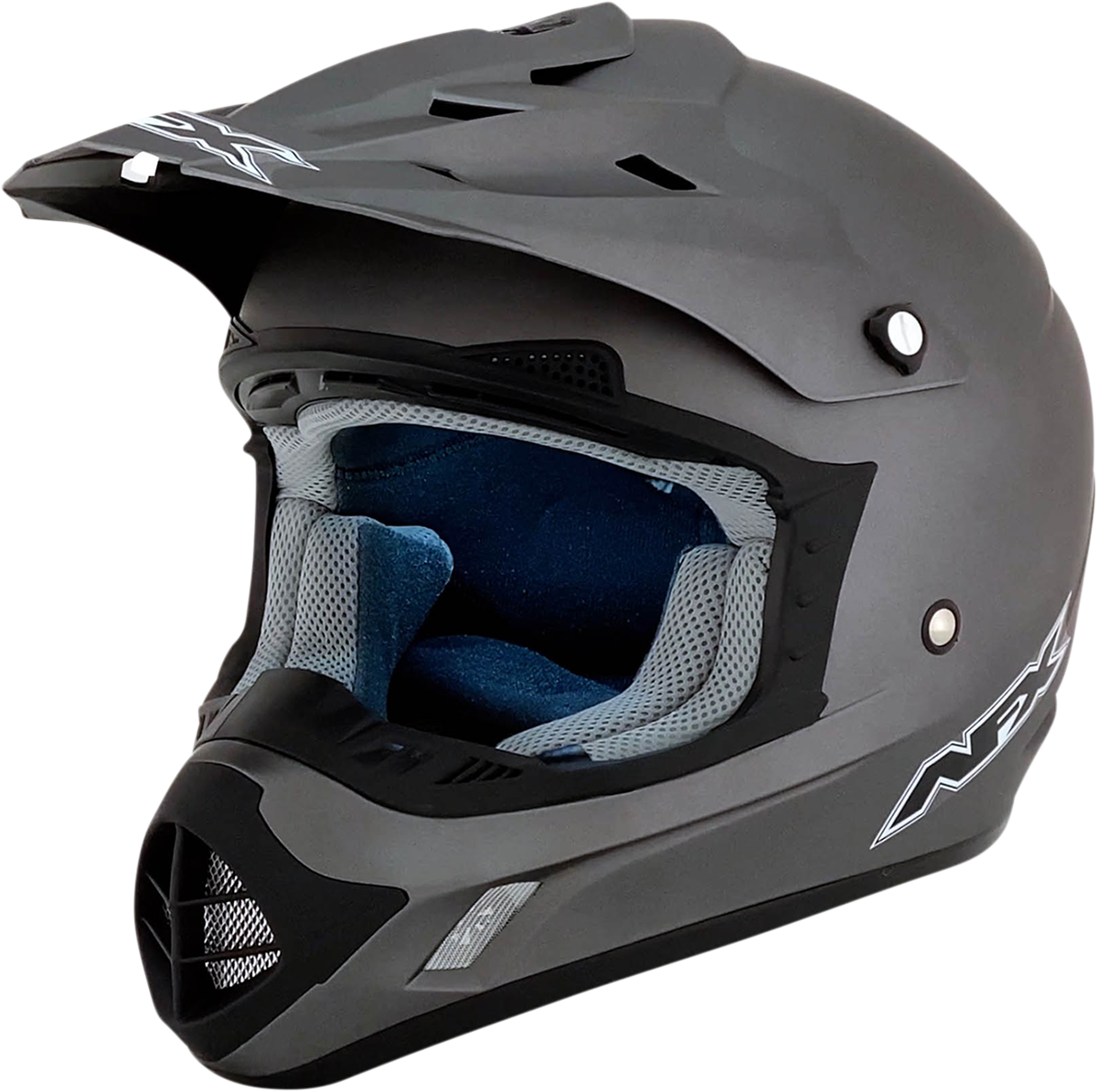 AFX FX-17 Offroad Helmet Frost Gray