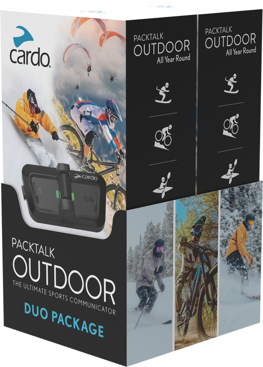 Cardo Packtalk Outdoor Duo Black