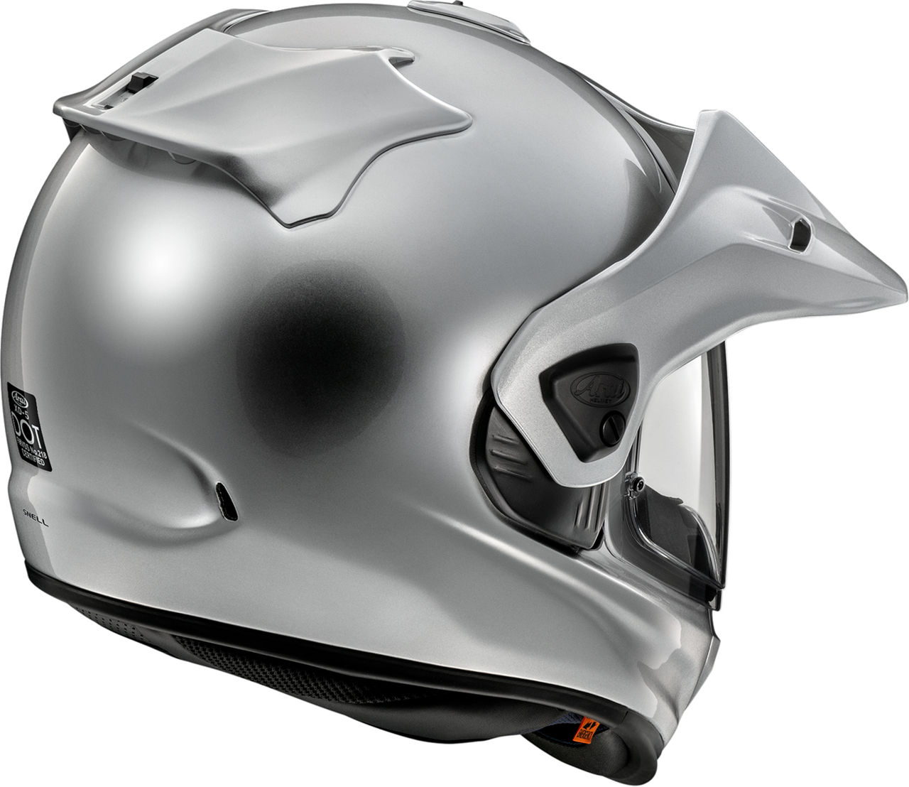 Arai XD-5 Solid Offroad Helmet Aluminum Silver