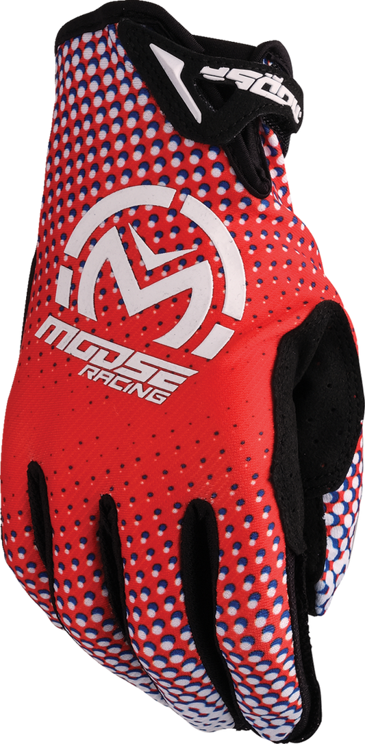 Moose Racing 2025 SX1 Gloves Red/White/Blue