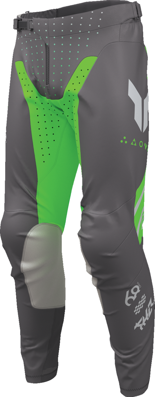 Thor 2026 Launchmode Futura Charcoal/Green Jersey Pant Combo
