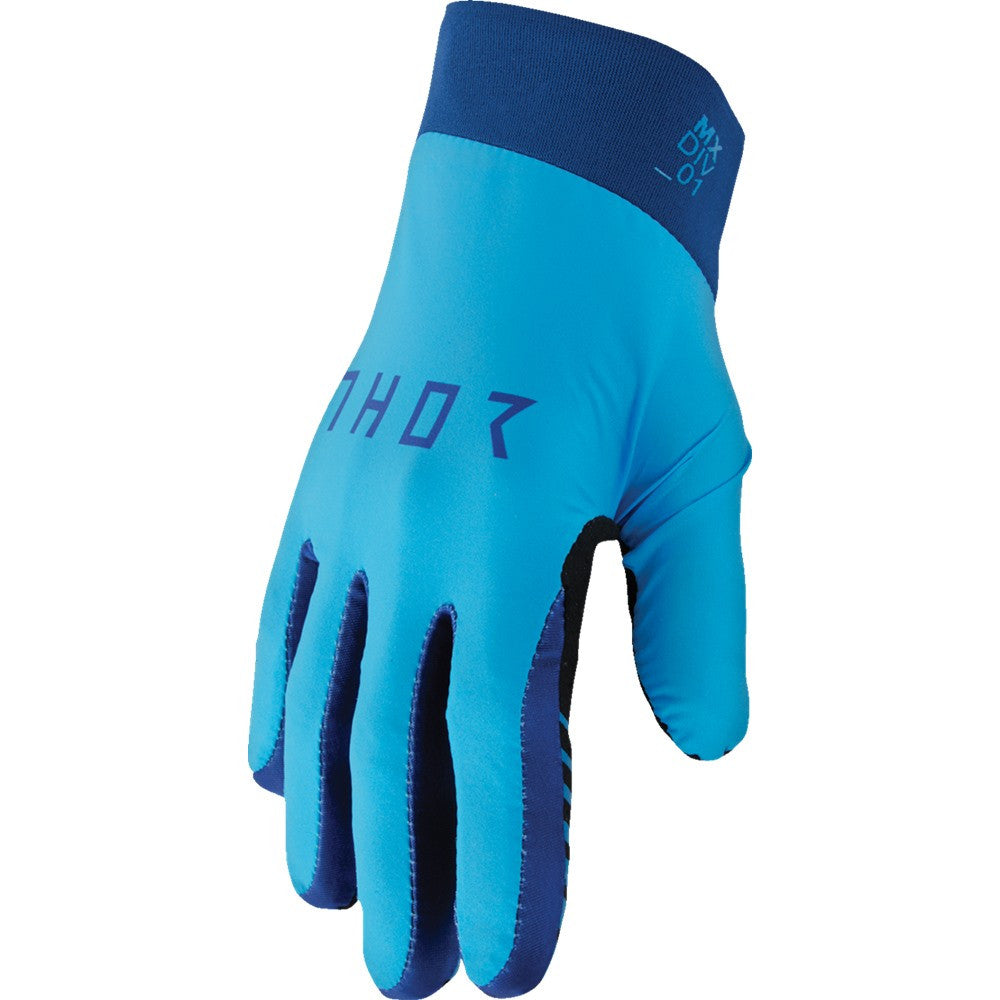 Thor 2024 Agile Solid Gloves - Blue/Navy