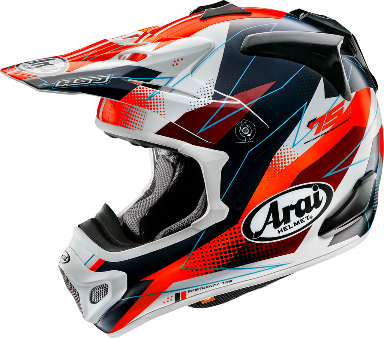 Arai VX-Pro4 Resolute Offroad Helmet Red