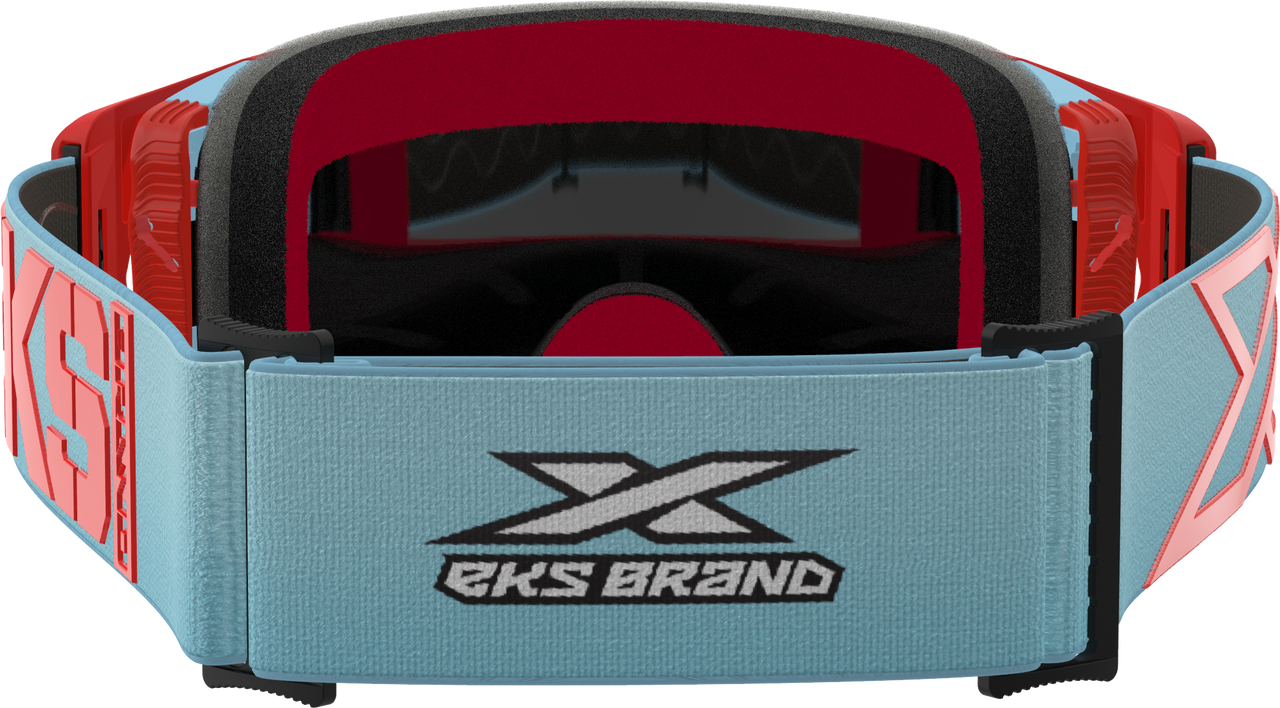 EKS BRAND - 067-12035 - LUCID CALIBER GOGGLE LIGHT BLUE GOLD MIRROR LENS