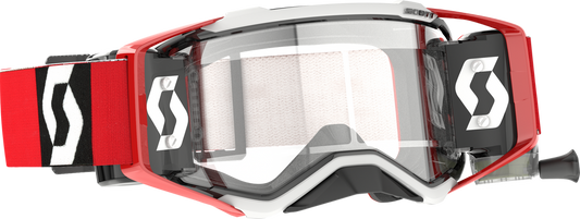 SCOTT - 272822-1018113 - PROSPECT WFS GOGGLE RED/BLK CLEAR WORKS