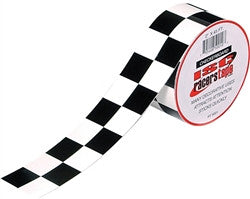 ISC Black And White Checkerboard Tape