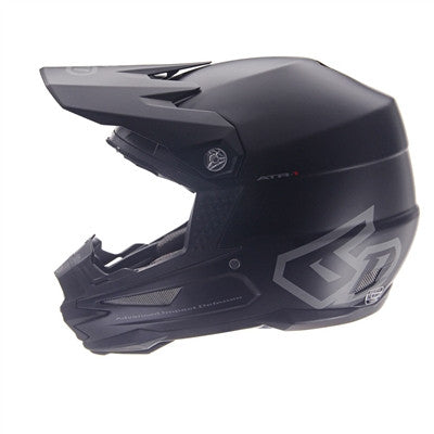 6D 2019 ATR-1 Solid Offroad Helmet - Matte Black