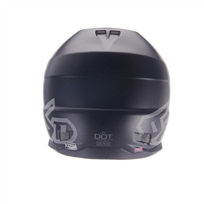 6D 2019 ATR-1 Solid Offroad Helmet - Matte Black