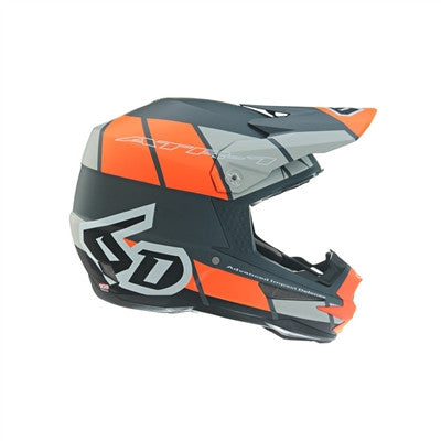 6D ATR-1 Shear Offroad Helmet - Orange/Grey/Black