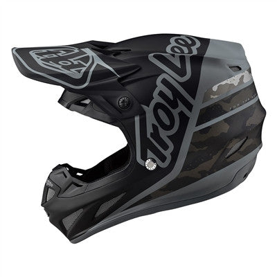 Troy Lee Designs 2021 SE4 Composite Offroad MIPS Helmet - Silhouette Black/Camo