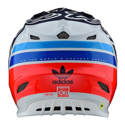 Troy Lee Designs 2021 SE4 Composite Offroad MIPS Helmet - Silhouette Team Navy/White