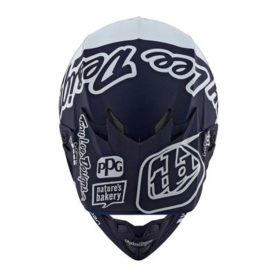Troy Lee Designs 2021 SE4 Composite Offroad MIPS Helmet - Silhouette Team Navy/White