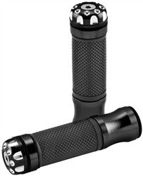 BikeMaster Grips With Revolver Bar End