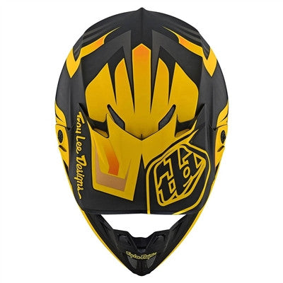 Troy Lee Designs 2021 SE4 Carbon Offroad MIPS Helmet - Flash Black/Yellow