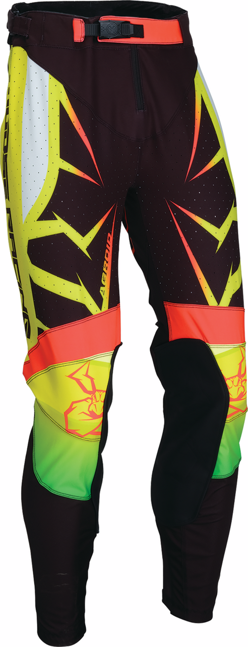 Moose Racing 2024 Agroid Pants - Black/Yellow/White