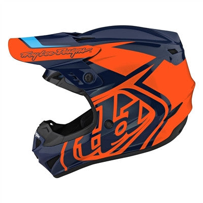 Troy Lee Designs 2022 GP Helmet - Overload Navy/Orange