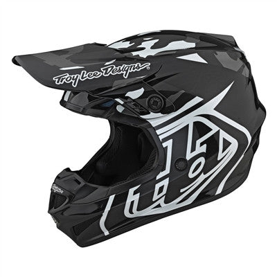 Troy Lee Designs 2022 GP Helmet - Overload Camo Black/Gray