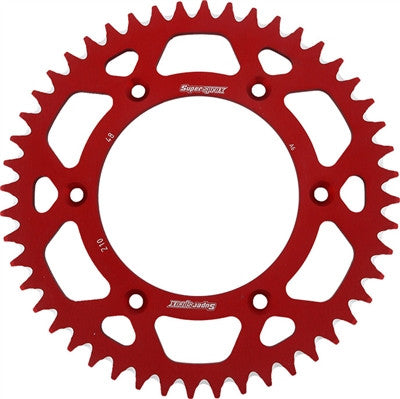 Supersprox Red Aluminum Rear Sprockets - Honda