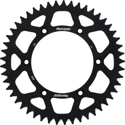 Supersprox Black Aluminum Rear Sprockets - Suzuki