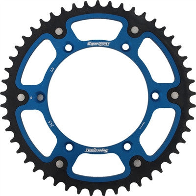 Supersprox Blue Stealth Rear Sprockets - Yamaha