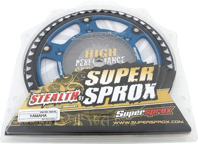 Supersprox Blue Stealth Rear Sprockets - Yamaha