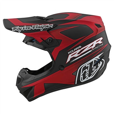 Troy Lee Designs Polaris RZR SE4 Polyacrylite Helmet - Red