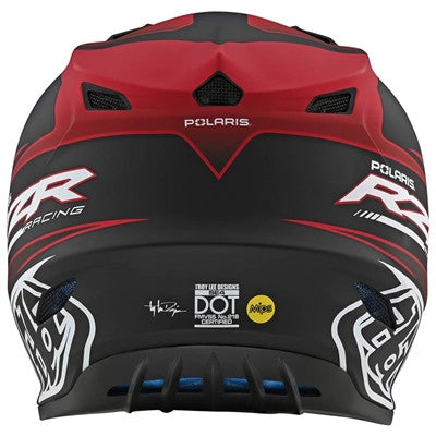 Troy Lee Designs Polaris RZR SE4 Polyacrylite Helmet - Red