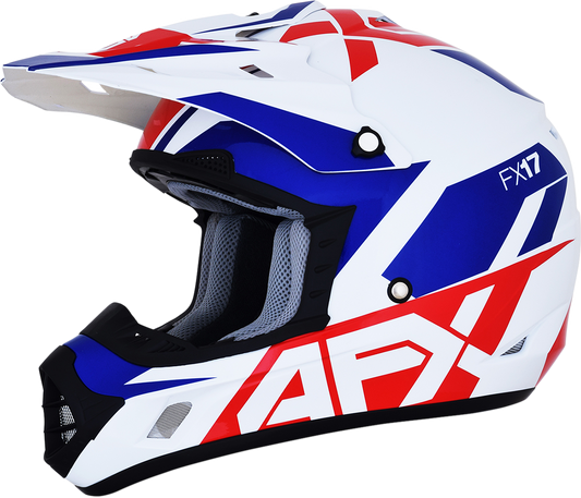 AFX FX-17 Offroad Helmet Aced Red/White/Blue