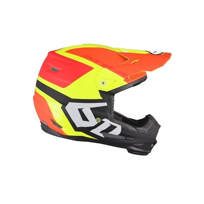 6D Helmets Youth ATR-2Y Helo LE Offroad Helmet - Yellow/Orange/Red