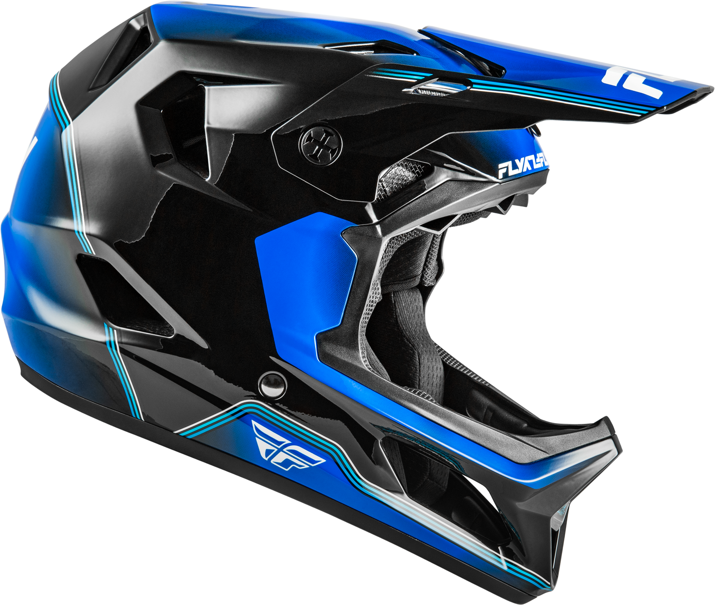 FLY Racing 2026 Youth Rayce Repeat Bicycle Helmet Black/Blue