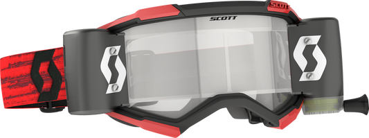 SCOTT - 278596-0084113 - FURY GOGGLE WFS DARK RED W/CLEAR WORKS
