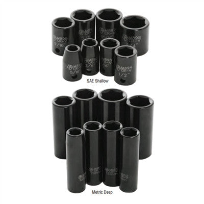 Performance Tool 3/8" Impact Socket Sets
