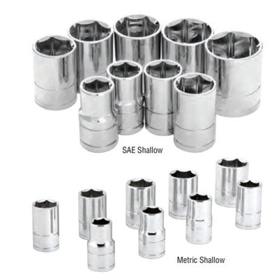 Performance Tool 1/2" 6 Point Socket Sets
