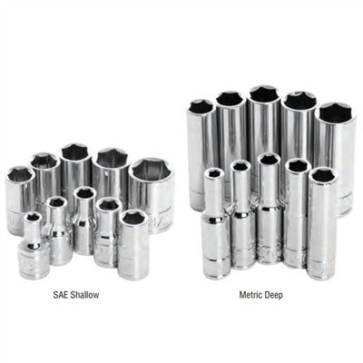 Performance Tool 1/4" 6 Point Socket Sets
