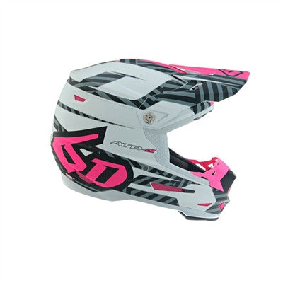 6D ATR-2 Havoc Offroad Helmet - Neon Pink/White