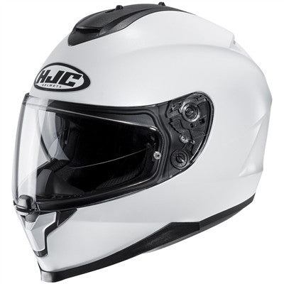 HJC C-70 Solid Full Face Helmet - White