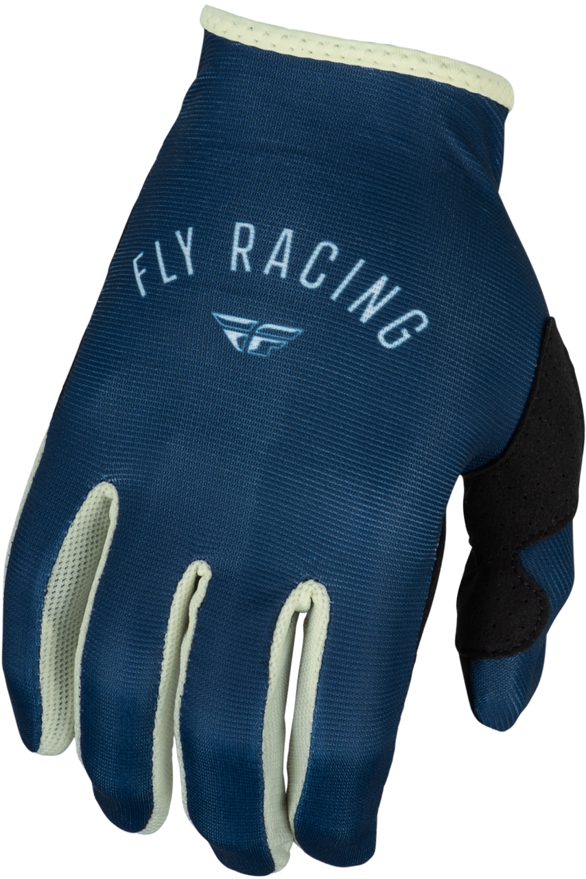 FLY Racing 2025 Youth Girls Lite Gloves Navy/Ivory Youth Large