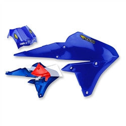 Cycra Powerflow Intake Radiator Shrouds with Airbox Cover - Yamaha YZF250/450
