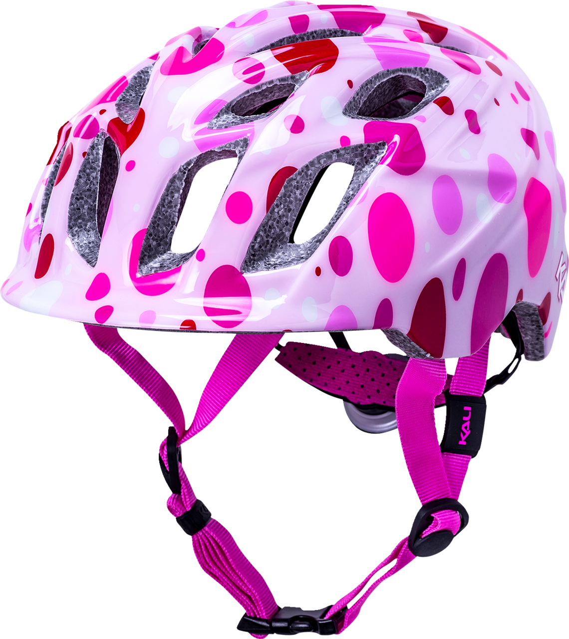 Kali Child Chakra Lighted Confetti Bicycle Helmet Confetti Gloss Pink