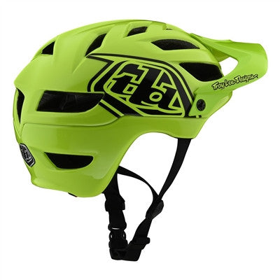 Troy Lee Designs Youth A1 Cycling Helmet - Drone Flo Yellow/Black