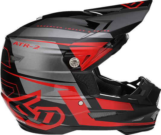 6D Helmets ATR-2 Offroad Helmet - Mach - Red/Gray/Black
