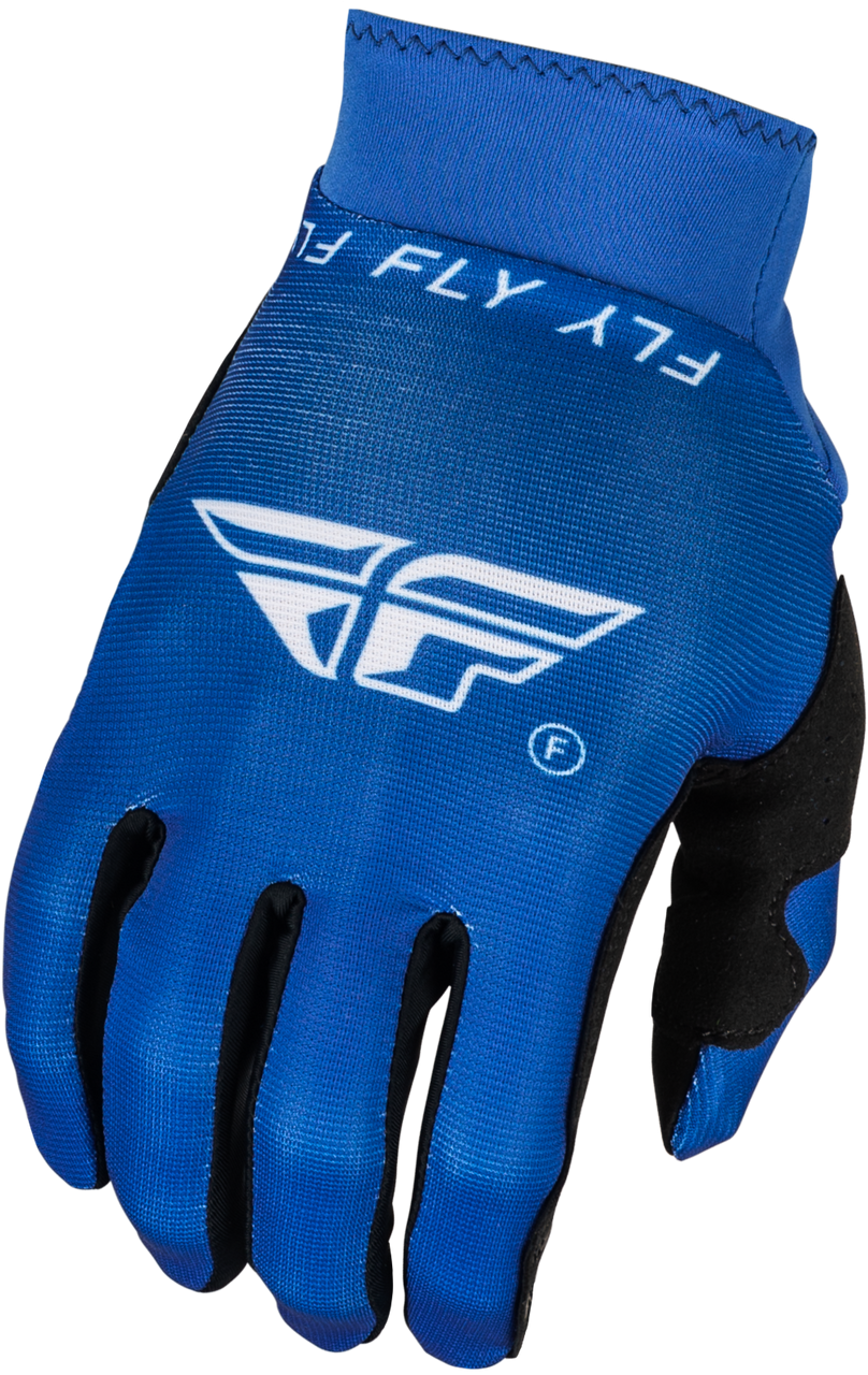 FLY Racing 2025 Youth Pro Lite Gloves Blue/White Youth Large