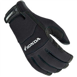 Joe Rocket Honda Crew Touch Textile Glove - Black / Black