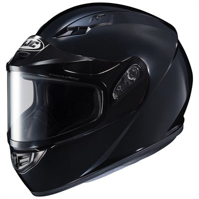 HJC 2018 CS-R3SN Specs Solid Dual Lens Shield Full Face Helmet - Black