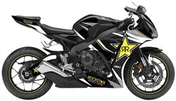Factory Effex Yellow Rockstar Complete Bike Graphics