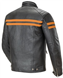 Joe Rocket 2015 Classic 92’ Leather Jacket - Black/Orange