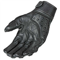 Joe Rocket Speedway Leather Textile Glove - Black/Black