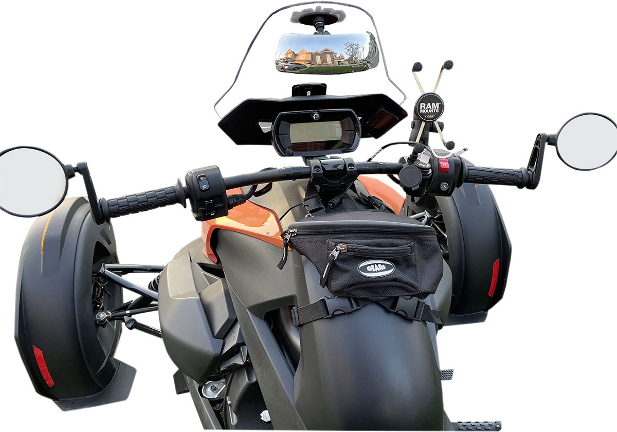 Gears Canada 100272-1 Mirror - Blind Spot - Clamp/Stick-on - Rectangle - Chrome