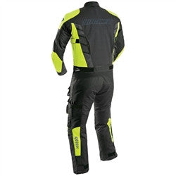 Joe Rocket Survivor Suit 1-Piece Textiles Suit - Black/Hi-Viz Neon